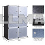 Складна шафа Storage Cube Cabinet для одягу на 6 секцій